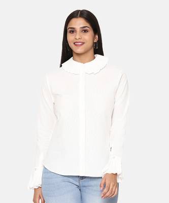 White Cotton Short Shirt 2