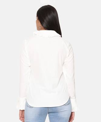White Cotton Short Shirt 6