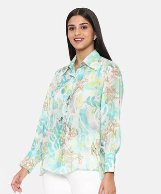 Aqua Printed Comfort Short Muslin Shirt 4