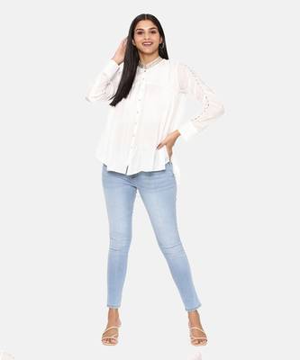 White Musling Classic Shirt 1