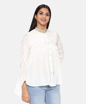 White Musling Classic Shirt 5