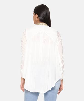 White Musling Classic Shirt 6