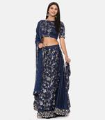 Blue Chanderi Blouse