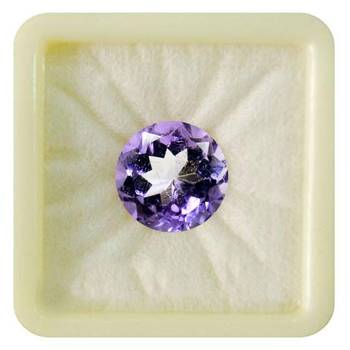 Natural Amethyst at Wholesale Rate 2.25 Ratti 2.04 Carat Round Shape जामुनिया Loose Gemstone for Astrologers Jewellers 2