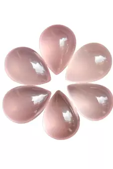 Natural Rose Quartz at Wholesale Rate 2.25 Ratti 2.04 Carat Pear Shape गुलाबी स्फटिक Loose Gemstone Crystal Healing 1 Pc