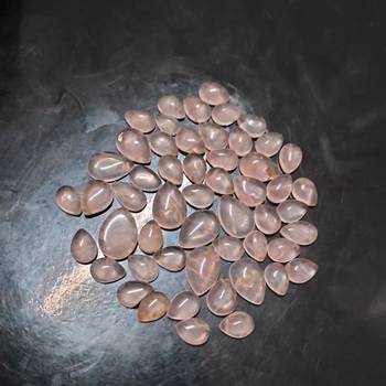 Natural Rose Quartz at Wholesale Rate 2.25 Ratti 2.04 Carat Pear Shape गुलाबी स्फटिक Loose Gemstone Crystal Healing 1 Pc 3