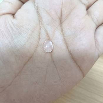 Natural Rose Quartz at Wholesale Rate 2.25 Ratti 2.04 Carat Pear Shape गुलाबी स्फटिक Loose Gemstone Crystal Healing 1 Pc 4