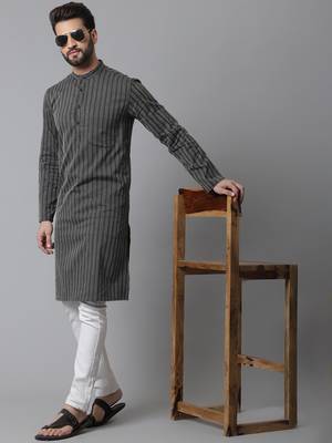Black plain pure cotton nehru jacket 1