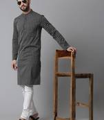 Black plain pure cotton nehru jacket