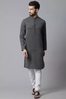 Black plain pure cotton nehru jacket