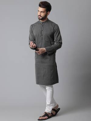 Black plain pure cotton nehru jacket 3