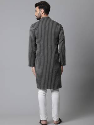 Black plain pure cotton nehru jacket 4