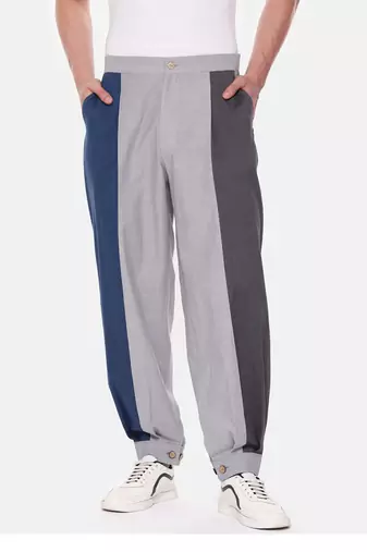 Cotton Tri Color Pants