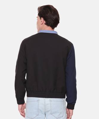 Tri Color Cotton Bomber Jacket 6