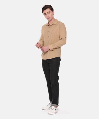 Beige Cotton Shirt 1