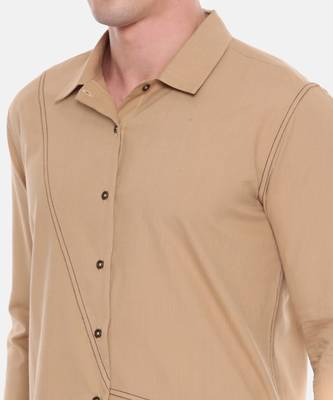 Beige Cotton Shirt 3
