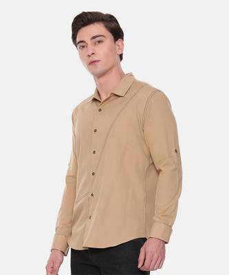 Beige Cotton Shirt 4
