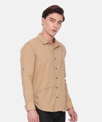 Beige Cotton Shirt 5