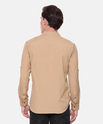 Beige Cotton Shirt 6