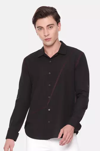 Black Cotton Shirt