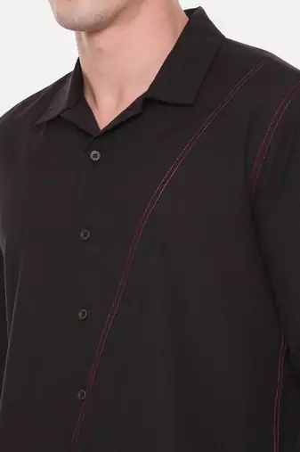 Black Cotton Shirt