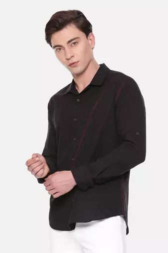 Black Cotton Shirt