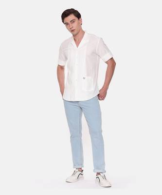 White Short Sleeve Shirt 1