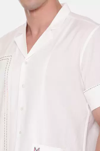 White Short Sleeve Shirt