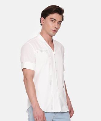 White Short Sleeve Shirt 5