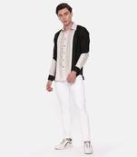 Two Color Linen Shirt