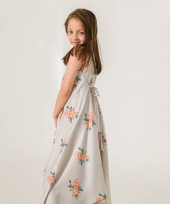 Pista Green Palazzo Jumpsuit Kids 4