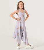 Slate Grey Palazzo Jumpsuit Kids
