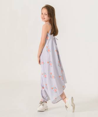 Slate Grey Palazzo Jumpsuit Kids 2