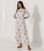 Pista Green Dhoti Jumpsuit