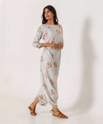Pista Green Dhoti Jumpsuit 3