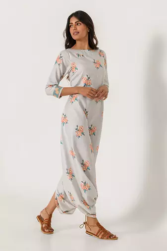 Pista Green Dhoti Jumpsuit