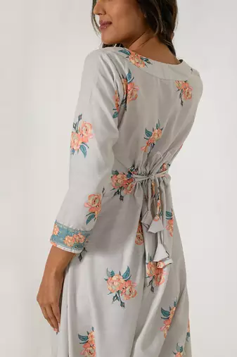 Pista Green Dhoti Jumpsuit