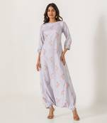 Slate Grey Dhoti Jumpsuit