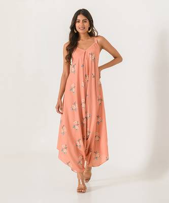 Scarlet Orange Palazzo Jumpsuit 1