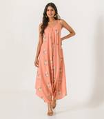 Scarlet Orange Palazzo Jumpsuit