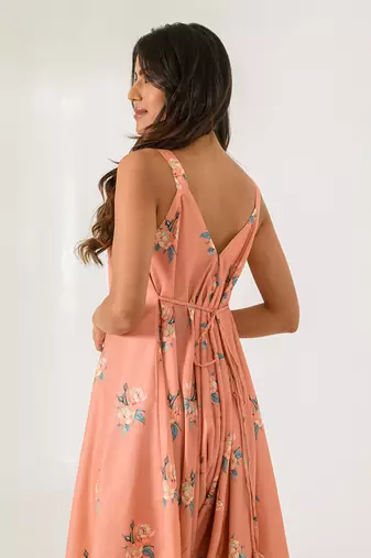 Scarlet Orange Palazzo Jumpsuit