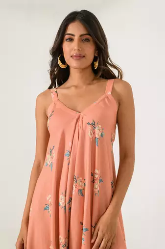 Scarlet Orange Palazzo Jumpsuit