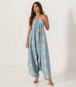 Aqua Blue Palazzo Jumpsuit