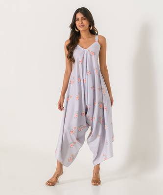 Slate Grey Palazzo Jumpsuit 1