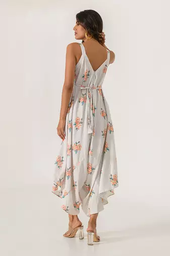 Pista Green Striped Palazzo Jumpsuit