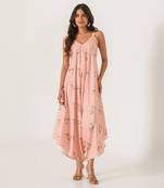 Scarlet Orange Striped Palazzo Jumpsuit