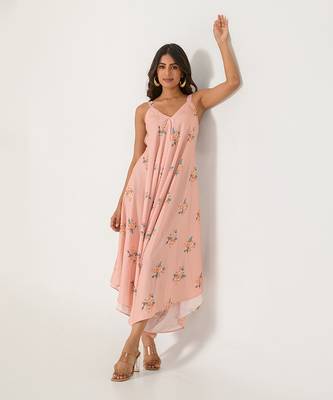 Scarlet Orange Striped Palazzo Jumpsuit 3