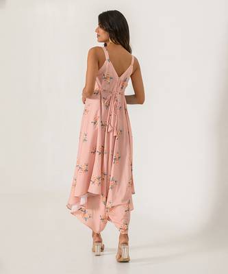 Scarlet Orange Striped Palazzo Jumpsuit 5