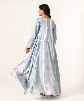Aqua Blue & Slate Grey Cape Set 5