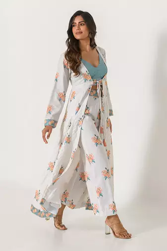 Striped Pista Cape Set